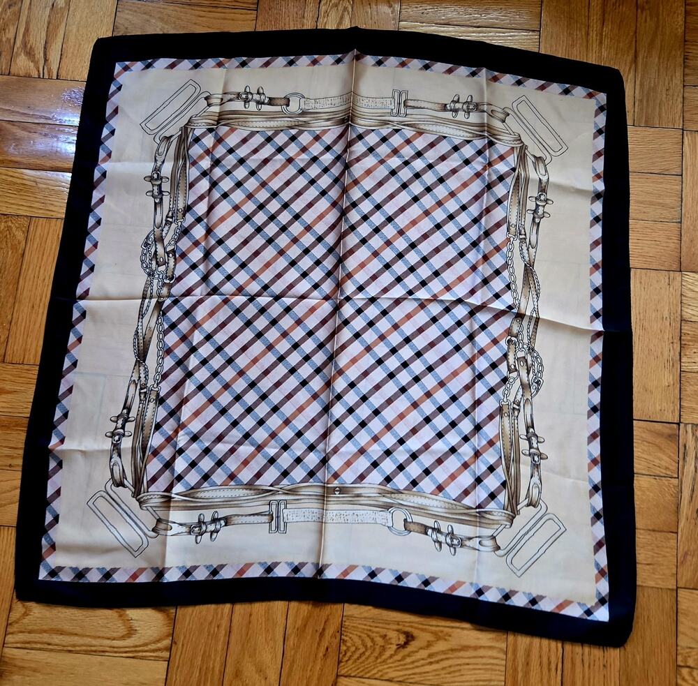 Nwot Neutral Checkerd Scarf Head Wrap Fall Spring Fashion